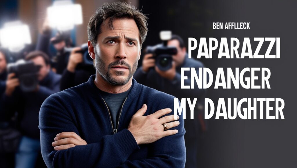Ben affleck claims paparazzi endanger his daughter