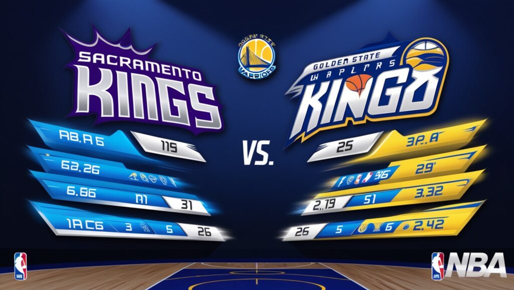 Sacramento kings vs golden state warriors match player stats