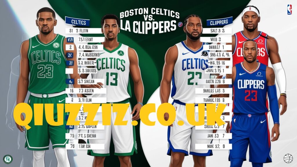 Boston celtics vs la clippers match player stats